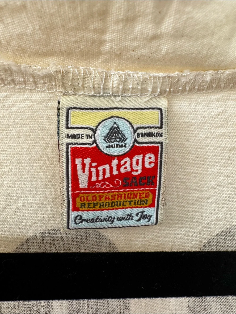 Vintage Sack upcycled vintage